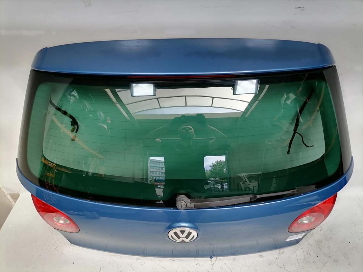 VW Golf 5 original Heckklappe mit Heckscheibe LC5G-Coasta Blue Pearl 5-Türer Fließheck BJ05
